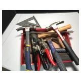 Hand Tools in Red Tray