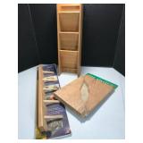 Wooden Shelving and Hook Set