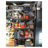 Metal Shelf With Contents Included