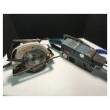 Craftsman Circular Saw and Ryobi Sander