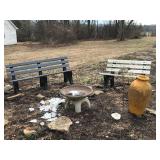 Outdoor Furniture and Decor Lot