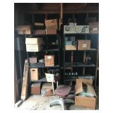 Shelves and Electrical Parts Lot