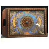 Serving Tray with Butterfly Wing Design
