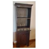 Primitive Style Cabinet with Shelves