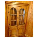 Empire Maple Corner Cabinet