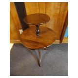 Two Tier Dumbwaiter Table - Read Details