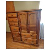 Vintage Armoire Dresser - Read Details