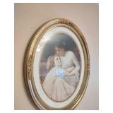 Mother Daughter Print by E. Munier