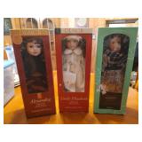 3 Porcelain Dolls