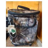 New Uline Mossy Oak Rolling Cooler
