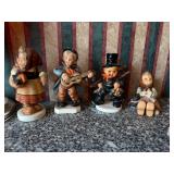 Four Goebel Germany Figurines