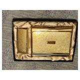 Comoyï¿½s Gold-Tone Compact and Lighter Set