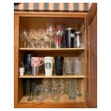 Contents of Two Cabinets and Bread Box