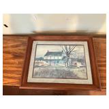 Vtg. Watercolor Print by Ranulph Bye