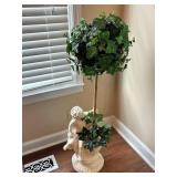 Topiary with Cherub Base