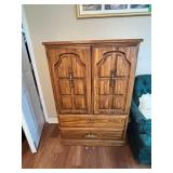 Wooden Cabinet With Drawers and Doors