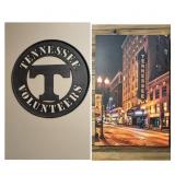 Tennessee Volunteers Metal Sign & TN Theatre Canva