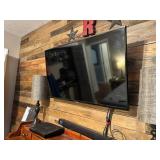 Samsung TV, Blu-ray Player, and iLive Sound Bar