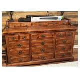 Wood Dresser With Multiple Drawers