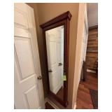 Wall-Mounted Mirror Cabinet With Jewelry