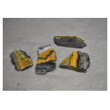 Bumble Bee Banded Calcite Slabs