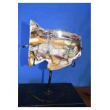 Polished Mookaite Slab with Stand