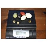 Polished Crystal Egg Forms w/ Stands