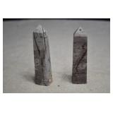 Natural Picture Agate Polished Towers