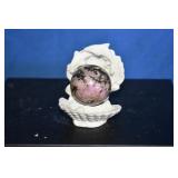 Rhondonite Sphere with Stand
