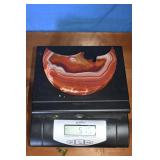 Polished Carnelian Agate Moon