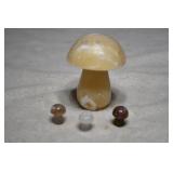 Polished Mushroom Carved Forms