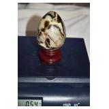 Septarian Dragon Egg with Stand