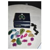 Polished Crystal Slices w/ Stands