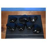 Polished Black Onyx Hearts