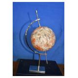 Large Crazy Sunstone Crystal Sphere w/ Stand