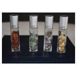 Crystal Essential Oil Rollers x 4