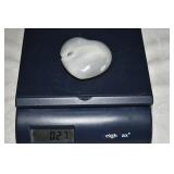 Polished Orca Agate Heart