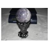 Polished Dream Amethyst Sphere w/ Stand