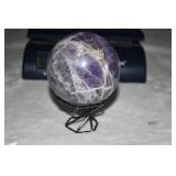 Polished Dream Amethyst Sphere w/ Stand