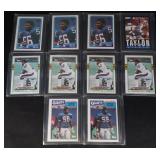 10pc Vtg Lawrence Taylor Cards
