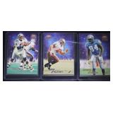 3pc Numbered NFL Topps Stars Cards