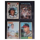 4pc HOF Baseball Cards Collection