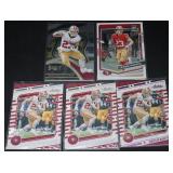 5pc Christian McCaffrey Cards Set