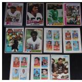 10pc Vtg Football Cards Collection