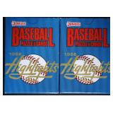 2pc 1986 Donruss Highlights Set