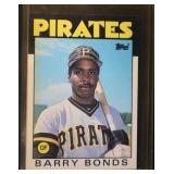 1986 Topps #11T Traded Barry Bonds Card