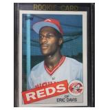 1985 Topps #627 Eric Davis Rookie