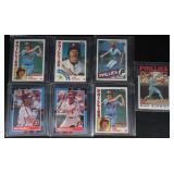 7pc Vtg 1980ï¿½s Mike Schmidt Cards