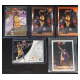 5pc Kobe Bryant Basketball Cards