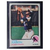 1973 Topps #100 Hank Aaron Card